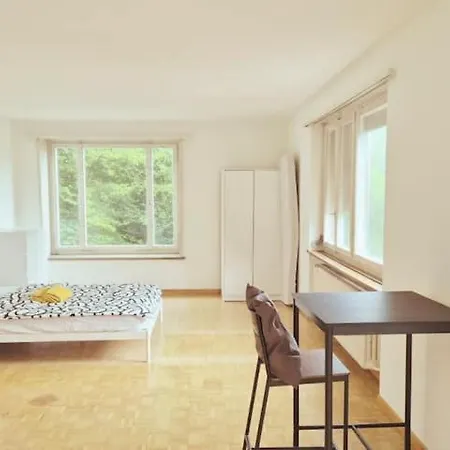 City Center Apartments With Balcony & Garden View Rigi - Self Checkin Daire Zürih